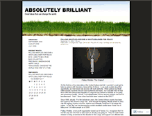 Tablet Screenshot of absolutelybrilliant.wordpress.com