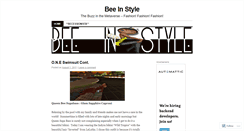 Desktop Screenshot of beeinstyle.wordpress.com
