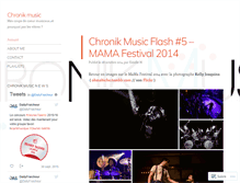 Tablet Screenshot of chronikmusic.wordpress.com