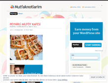 Tablet Screenshot of mutfaknotlarim.wordpress.com