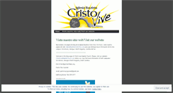 Desktop Screenshot of iglesiabautistacristovive.wordpress.com