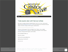 Tablet Screenshot of iglesiabautistacristovive.wordpress.com