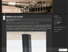 Tablet Screenshot of diaryofatank.wordpress.com