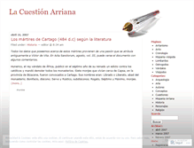 Tablet Screenshot of lacuestionarriana.wordpress.com