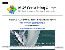 Tablet Screenshot of mgsconsulting.wordpress.com