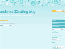 Tablet Screenshot of andersonyachtblog.wordpress.com