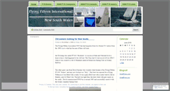 Desktop Screenshot of flying15nsw.wordpress.com