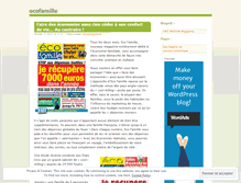 Tablet Screenshot of ecofamille.wordpress.com