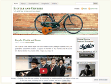 Tablet Screenshot of bicycleandukulele.wordpress.com