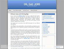 Tablet Screenshot of offshorejobs.wordpress.com