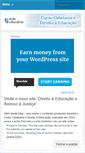 Mobile Screenshot of direitoaeducacao.wordpress.com