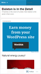 Mobile Screenshot of dalstonisinthedetail.wordpress.com