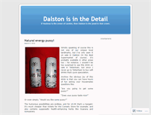 Tablet Screenshot of dalstonisinthedetail.wordpress.com