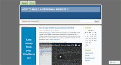 Desktop Screenshot of cssjshtml.wordpress.com