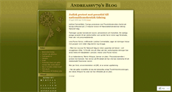 Desktop Screenshot of andreassv79.wordpress.com