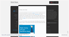 Desktop Screenshot of mediamerge.wordpress.com