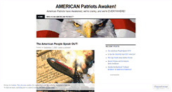 Desktop Screenshot of patriotsforamerica.wordpress.com