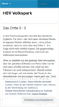 Mobile Screenshot of hsvvolkspark.wordpress.com
