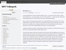 Tablet Screenshot of hsvvolkspark.wordpress.com