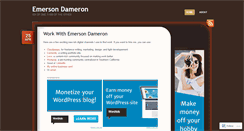 Desktop Screenshot of dameron.wordpress.com