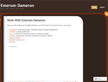 Tablet Screenshot of dameron.wordpress.com