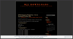 Desktop Screenshot of mjjdownloads.wordpress.com