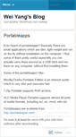 Mobile Screenshot of ngweiyang.wordpress.com