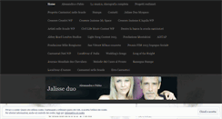Desktop Screenshot of jalisseduo.wordpress.com
