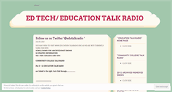 Desktop Screenshot of highereducationtalkradio.wordpress.com