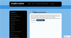 Desktop Screenshot of annajib.wordpress.com