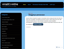 Tablet Screenshot of annajib.wordpress.com