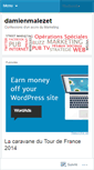 Mobile Screenshot of damienmalezet.wordpress.com