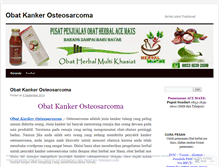 Tablet Screenshot of obatkankerosteosarcomablog.wordpress.com