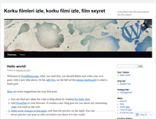 Tablet Screenshot of korkufilmleriizle.wordpress.com