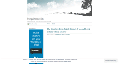 Desktop Screenshot of blogaboutcolin.wordpress.com