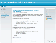 Tablet Screenshot of programminghack.wordpress.com
