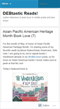 Mobile Screenshot of debtasticreads.wordpress.com