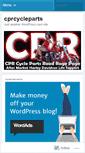 Mobile Screenshot of cprcycleparts.wordpress.com