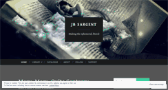 Desktop Screenshot of jbsargent.wordpress.com