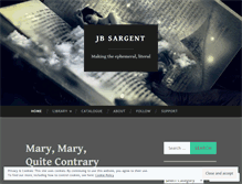 Tablet Screenshot of jbsargent.wordpress.com