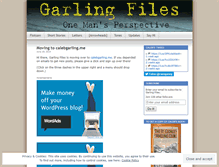 Tablet Screenshot of garlingfiles.wordpress.com