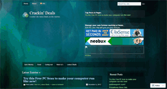 Desktop Screenshot of crackindeals.wordpress.com