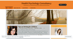 Desktop Screenshot of healthpsychologyconsultancy.wordpress.com