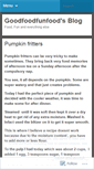 Mobile Screenshot of goodfoodfunfood.wordpress.com