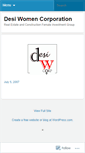 Mobile Screenshot of desiwomencorp.wordpress.com