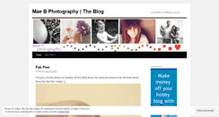 Desktop Screenshot of maeburkephoto.wordpress.com