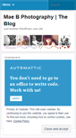 Mobile Screenshot of maeburkephoto.wordpress.com