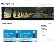 Tablet Screenshot of m0rningpe0ple.wordpress.com