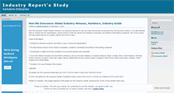 Desktop Screenshot of industryreport.wordpress.com