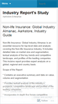 Mobile Screenshot of industryreport.wordpress.com